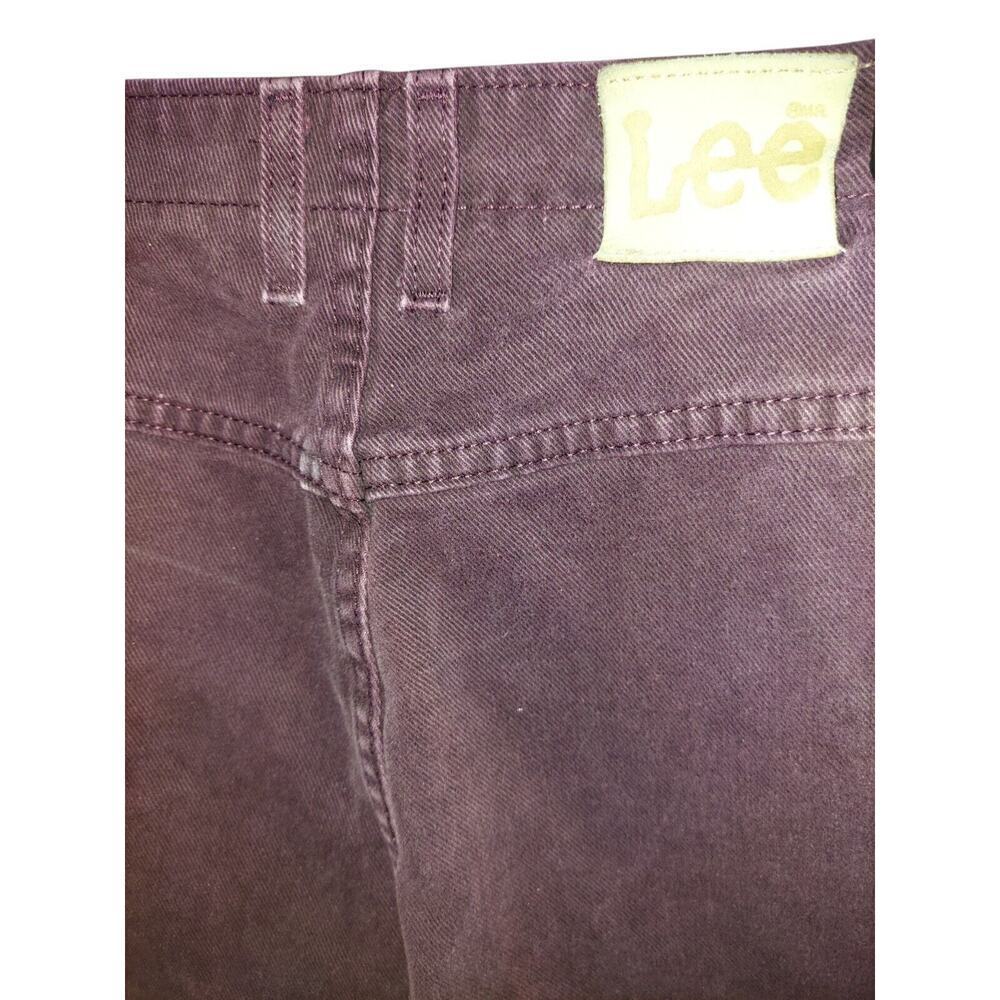 VINTAGE 80s RIDERS Burgundy High Waist Tapered Leg Mom Jean Size 22W Retro - Picture 6 of 12
